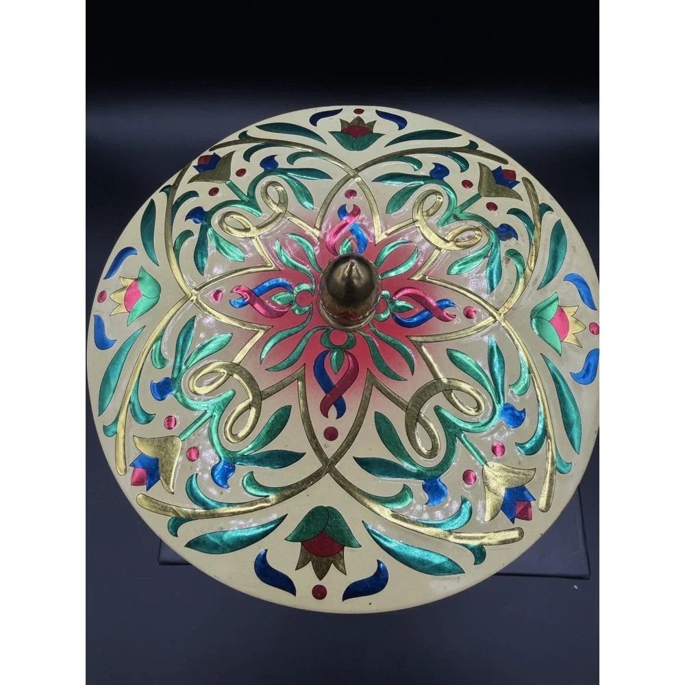 🇬🇧✨ Vintage English Decorative Tin Container – Made in England ✨🇬🇧